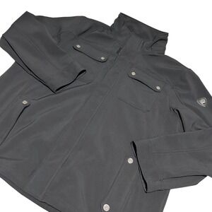 CB Heritage Softshell Jacket‎ Mens 2XL Black Full Zip Fleece Lined Utility Coat